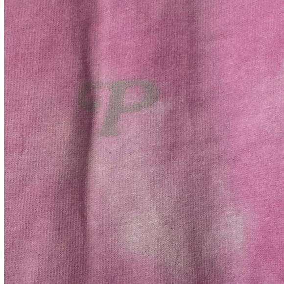 Philosophy Di Lorenzo Serafini Pink White Tie Dye Cropped Polo Top - Picture 9 of 9